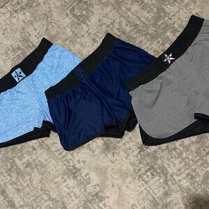 Rebel Cheer Athletic Shorts! x3 SIZE YL! 🖤💙